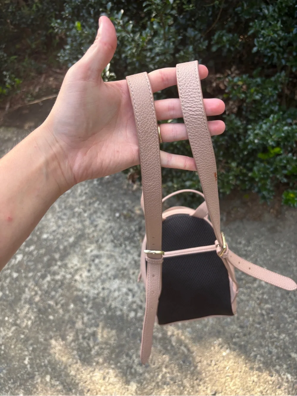 Furla Pebbled Leather Mini Backpack